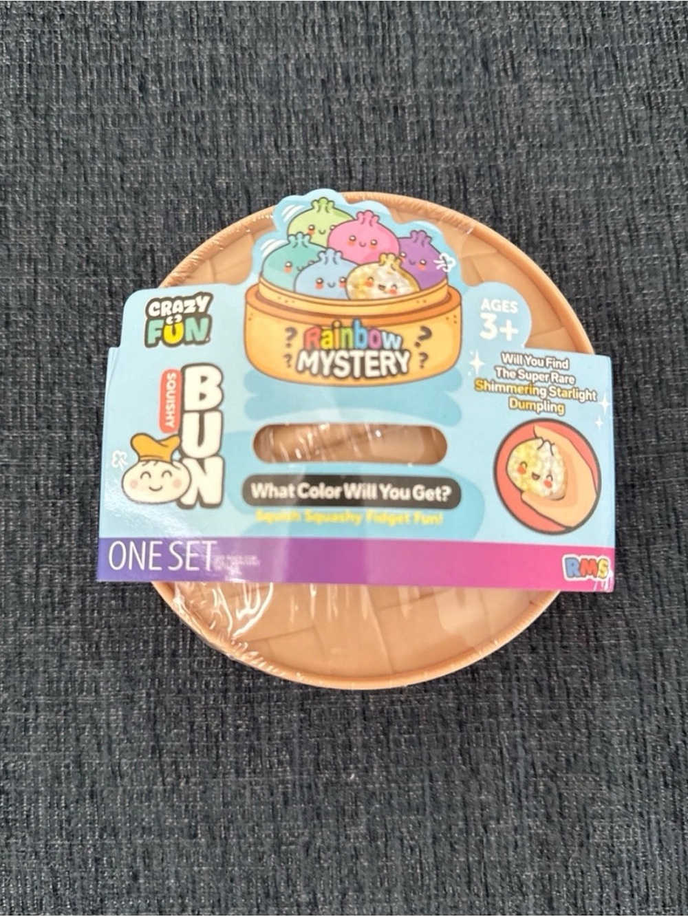 RARE RMS Rainbow Mystery Squishy Bun Blind Pack Shimmering Starlight Dumpling